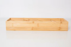 ORGANIZADOR DE CUBIERTOS ANGOSTO "VALSEN" DE BAMBOO 5 DIVISIONES - Marian - Todo Organizado