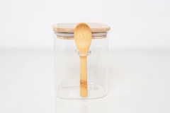 SET X 3 FRASCOS "CAPRI" CON CUCHARITA CUADRADOS - comprar online