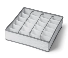 ORGANIZADOR DE TELA "FIKA" X 24 /ROPA INTERIOR /MEDIAS/ACCESORIOS #M - Marian - Todo Organizado