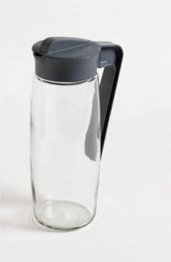 JARRA DE VIDRIO “INDIANA” CON TAPA DE PLASTICO 1600 ML - tienda online