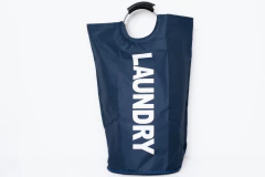 CESTO "LAUNDRY" TELA CON MANIJAS PARA ROPA SUCIA - tienda online
