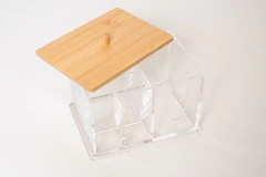 ORGANIZADOR "ISABELLA" BEAUTY VIP DOBLE PORTA HISOPOS Y ALGODONES - Marian Todo Organizado