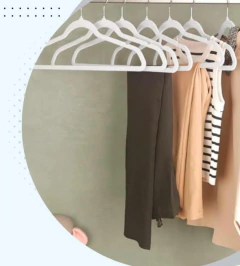 COMBO x100 PERCHAS AFELPADAS SLIM - Marian Todo Organizado