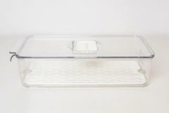 ORGANIZADOR "AYMARA" ACRILICO "L" CON REJILLA Y TAPA - Marian Todo Organizado