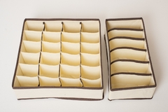 ORGANIZADOR DE TELA "FIKA" X 24 /ROPA INTERIOR /MEDIAS/ACCESORIOS #M - tienda online