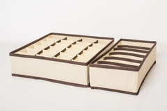 ORGANIZADOR DE TELA "FIKA" X 24 /ROPA INTERIOR /MEDIAS/ACCESORIOS #M