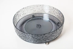 BANDEJA /ORGANIZADOR GIRATORIO "LIFE" SIMIL VIDRIO "S” en internet