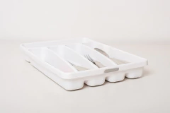 Imagen de CUBIERTERO "MADESMART" 5 DIVISIONES CON BASE ANTIDESLIZANTE CHICO