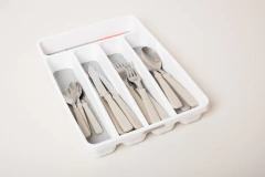 CUBIERTERO "MADESMART" 5 DIVISIONES CON BASE ANTIDESLIZANTE CHICO - Marian Todo Organizado