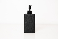 Imagen de DISPENSER "DEREK" DE MARMOL ASPERO NEGRO 19cm