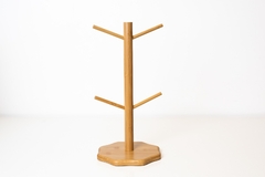 PORTA TAZAS "VALSEN" BAMBOO 6 COLGADORES - tienda online