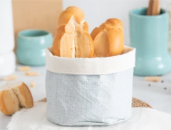 PANERA CUERINA " LINO" REDONDA - comprar online