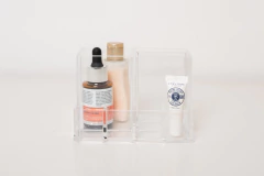 ORGANIZADOR DE ACRILICO "CLEAR" RECTANGULAR PARA MAQUILLAJE #1 - tienda online
