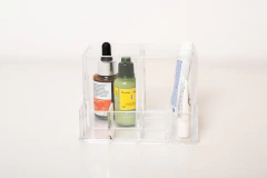 ORGANIZADOR DE ACRILICO "CLEAR" RECTANGULAR PARA MAQUILLAJE #1