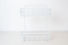 ORGANIZADOR MULTIUSO COLGANTE/APOYO REY 2 CANASTOS - Marian Todo Organizado