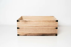 SET x3 CAJAS DECO DE MADERA - Marian Todo Organizado