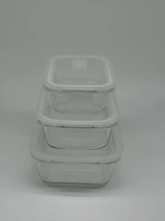 COMBO x3 CONTENEDORES "CUCINA" RECTANGULAR - comprar online