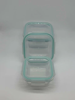 COMBO x3 CONTENEDORES "CUCINA" CUADRADOS - tienda online