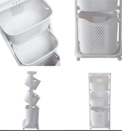 Imagen de CARRITO ORGANIZADOR "LAUNDRY" 3 CANASTOS