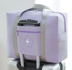 BOLSO PLEGABLE VIAJES "URBANO" REFORZADO TELA IMPERMEABLE "XL" - comprar online