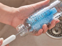 CEPILLO LIMPIA BOTELLA MANGO BLANCO - comprar online