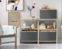 Imagen de CESTO / CANASTO DE TELA "PERSA" NORDICO "S" SIN TAPA