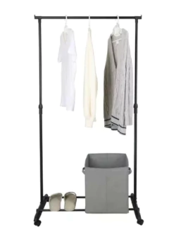 PERCHERO MOVIL REGULABLE CON RUEDAS SIMPLE en internet