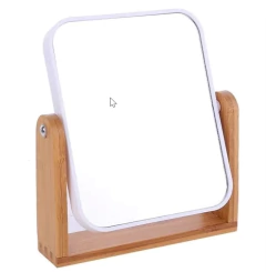 Imagen de ESPEJO “MIRROR” RECTANGULAR CON BASE DE BAMBOO