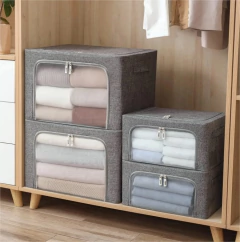 BOX DE ALMACENAMIENTO #5 "REMI" CAJA PLEGABLE DE TELA 66 LTS "S" en internet