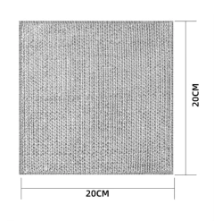 PAÑO PLATEADO DOBLE CARA HILO DE PLATA - tienda online