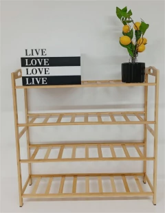 MUEBLE ZAPATERO /ESTANTE 4 PISOS DE BAMBOO en internet