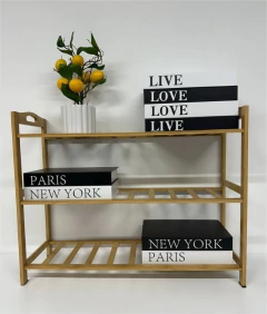 MUEBLE ZAPATERO /ESTANTE 3 PISOS DE BAMBOO en internet