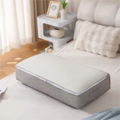 CAJA DE TELA BAJO CAMA "AMI" CON VENTANA TRANSPARENTE "L" en internet