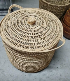 CANASTO "BANGLADESH" CON ASAS Y TAPA "L"