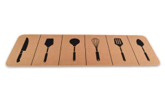 ALFOMBRA PARA COCINA "COOKING" XL KITCHEN RECTANGULAR POLYRESINA 40 X 120 CM en internet