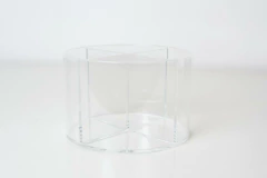 ORGANIZADOR "CLEAR" GIRATORIO REDONDO CON 4 COMPARTIMIENTOS - Marian Todo Organizado