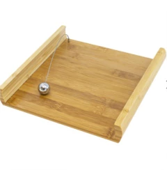 SERVILLETERO DE BAMBOO VALSEN CON BOLITA METALICA - comprar online