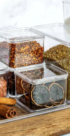 ORGANIZADOR ALARGADO ALTO "MARE" #10 DE ACRILICO 14,6x7,3x10,6