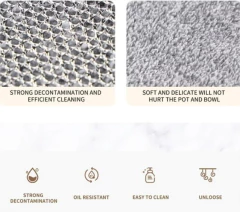 PAÑO PLATEADO DOBLE CARA HILO DE PLATA