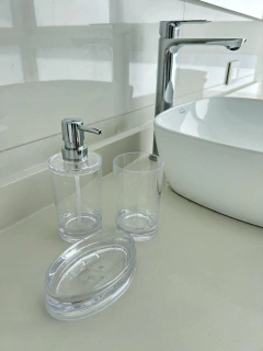 DISPENSER "CRISTAL" DE ACRILICO PARA JABON LIQUIDO - tienda online