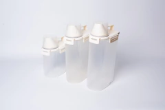 BOTELLA FRASCO CONTENEDOR "DROP" #2 CON PICO VERTEDOR "S" CHICO - comprar online