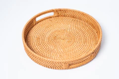 BANDEJA REDONDA "JAKARTA" REDONDA "L" CON ASAS - comprar online