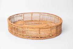 BANDEJA REDONDA "MILY" DE FIBRAS NATURALES "L" en internet