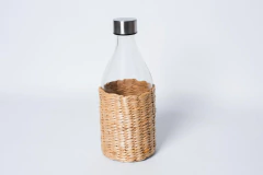 BOTELLA "HUNGRÍA RUSTIC" CON YUTE NATURAL