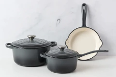 BATERIA DE COCINA FEUER 3 PIEZAS GRIS en internet