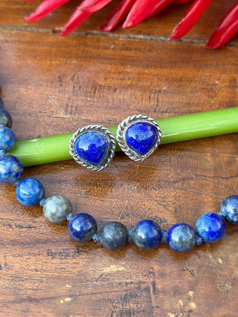 Brinco Lápis-Lazúli