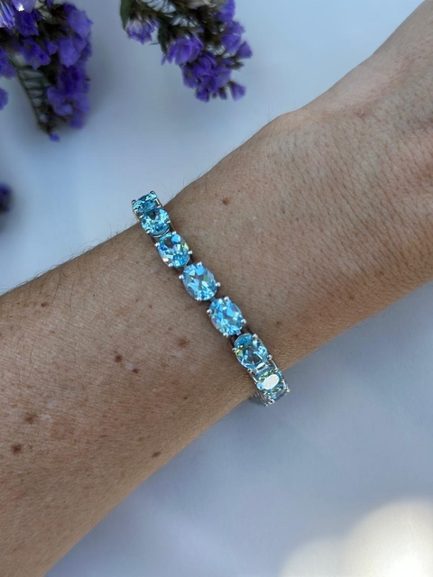 Pulseira Topázio Azul - comprar online