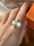 Anel de Pérola com Peridoto