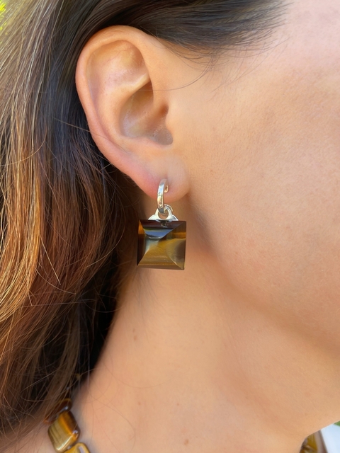 Brinco Olho de Tigre