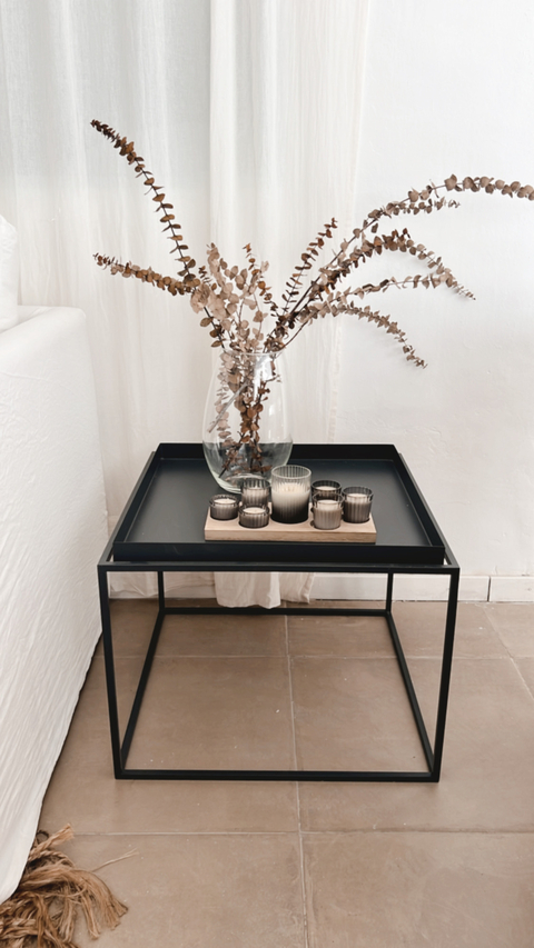 MESA DE HIERRO CON ALZADA Grande